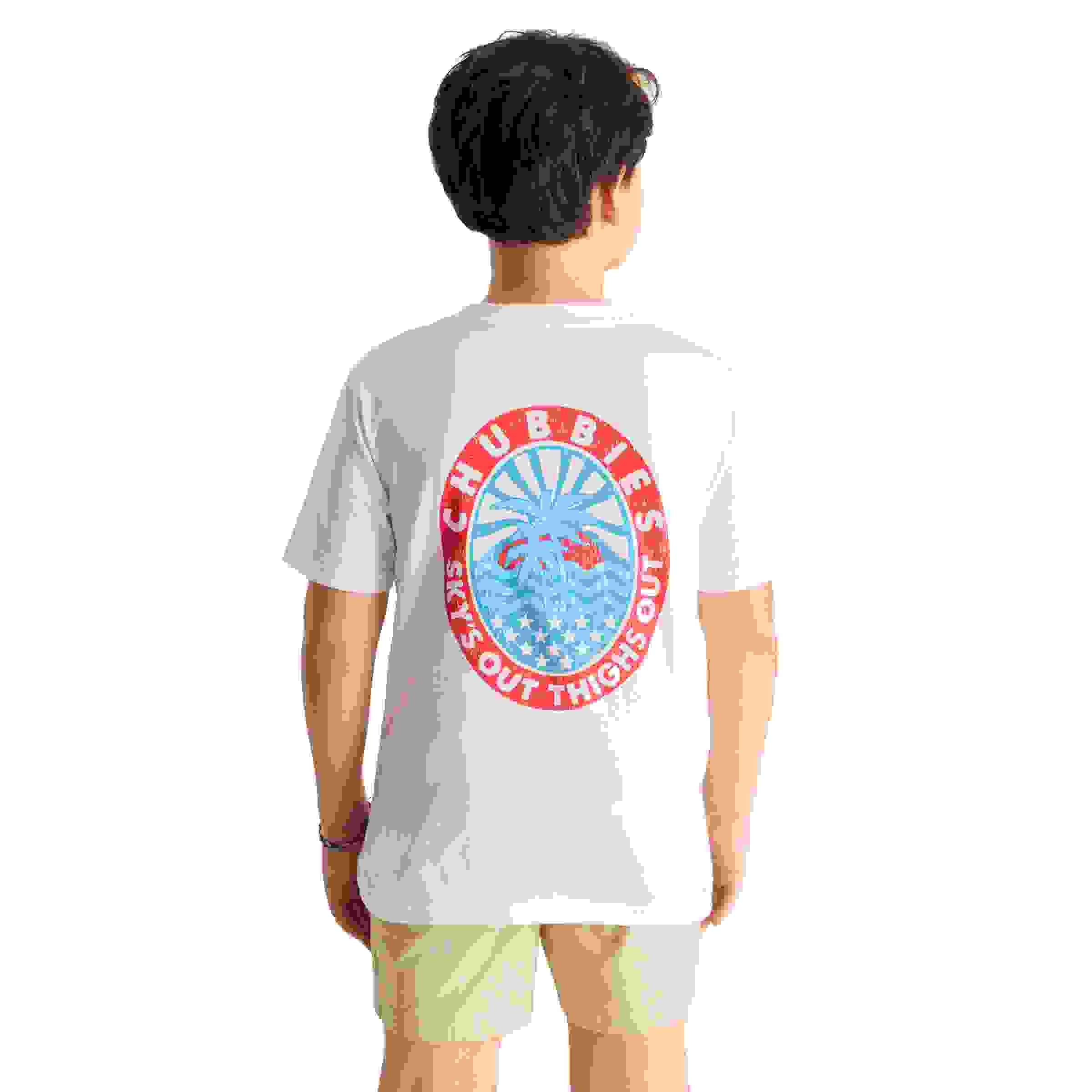 Chubbies Olympic Hero Big Boys' White Tee